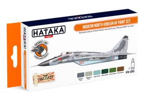 Hataka HTK-CS93 Modern North Korean AF paint set (6x17ml)