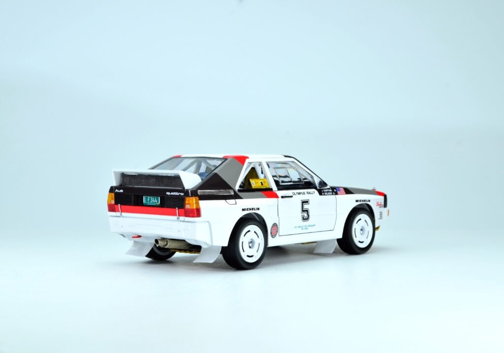 NuNu PN24023 Audi SPORT QUATTRO S1 &amp;#39;86 US OLYMPUS RALLY 1/24  – image 7