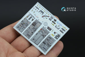 Quinta Studio QD+32231 Tornado ECR German 3D-Printed &amp;amp; coloured Interior on decal paper (Italeri) (with 3D-printed resin parts) 1/32 – zdjęcie 9
