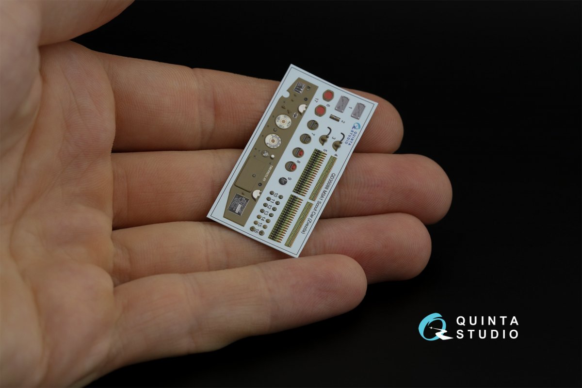 Quinta Studio QD35088 M3A1 Scout 3D-Printed &amp;amp; coloured Interior on decal paper (Zvezda) 1/35 – zdjęcie 10