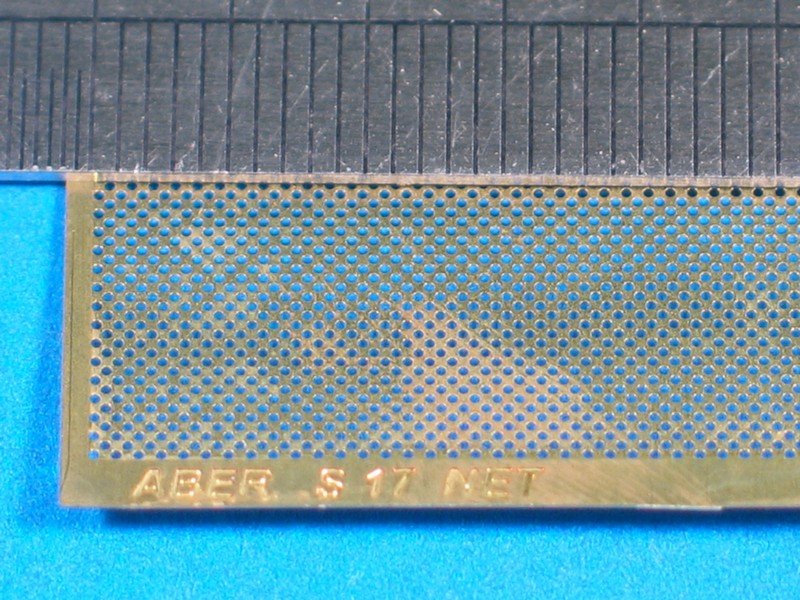 Aber S-17 Drilled plate 0.8 mm