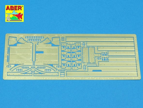 Aber 35A024 Przednie błotniki oraz boczne listwy do Panther, Ausf.G i Jagdpanther 1/35
