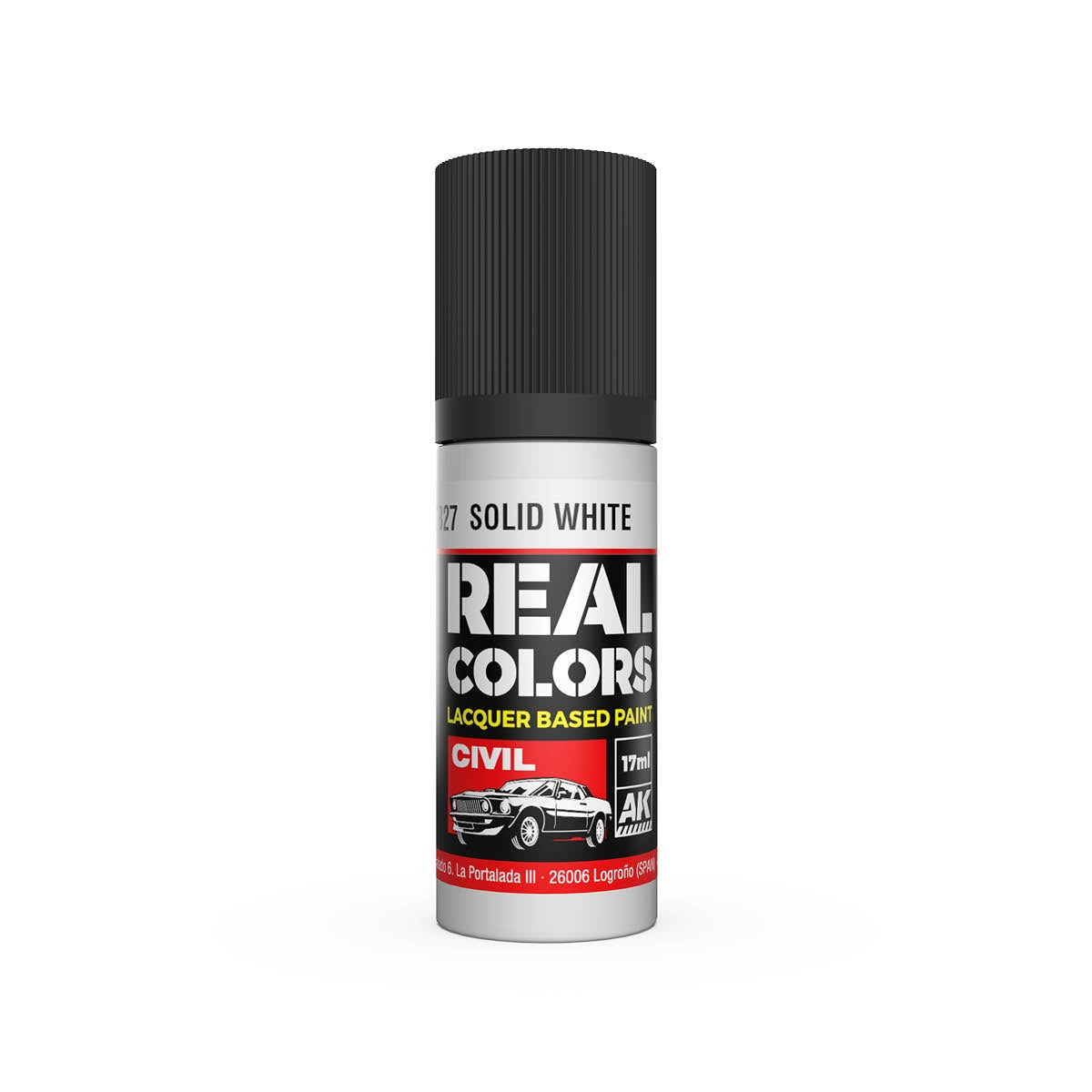 AK Interactive RC827 Blanc solide 17 ml  – image 2