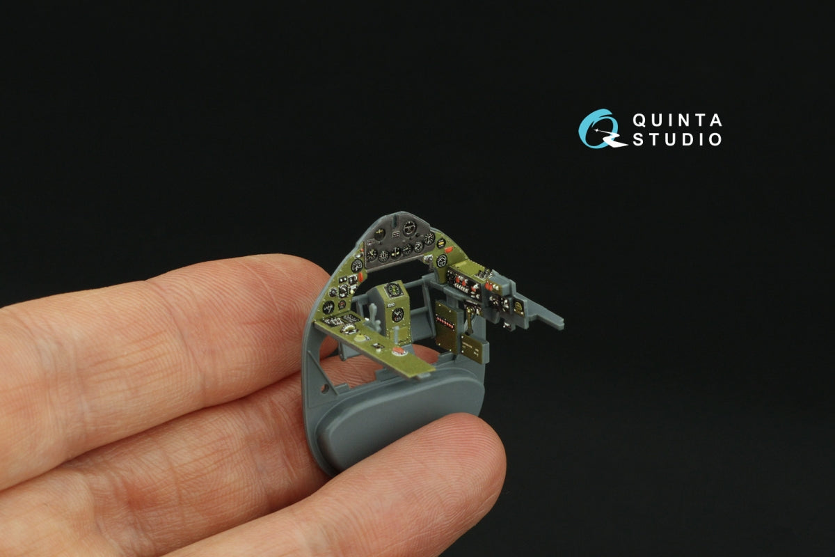 Quinta Studio QD48421 FM-2 Wildcat 3D-Printed &amp;amp; coloured Interior on decal paper (Eduard) 1/48 – zdjęcie 8