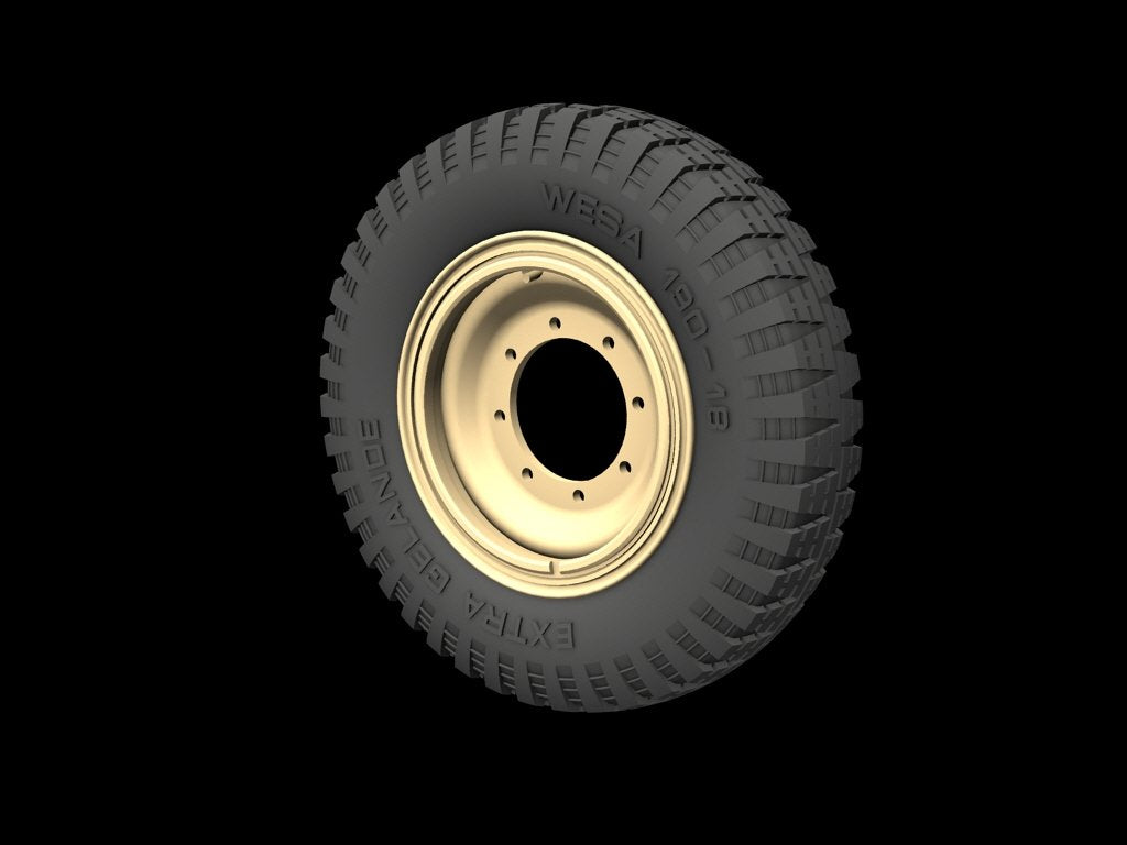 Panzer Art RE35-234 Spare wheels for Sd.Kfz 11&amp;amp;251 (gelande pattern) 1/35 – image 2