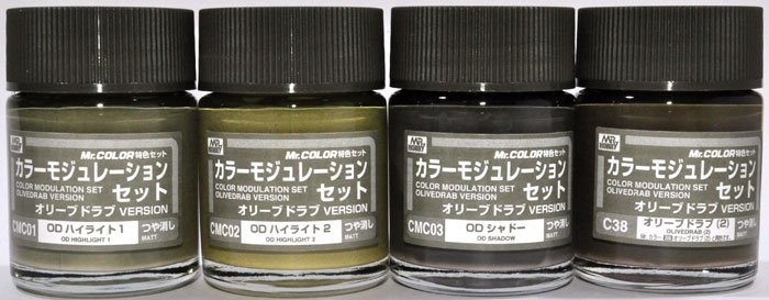 Gunze Sangyo CS-581 - Color Modulation Set Olive Drab – zdjęcie 2
