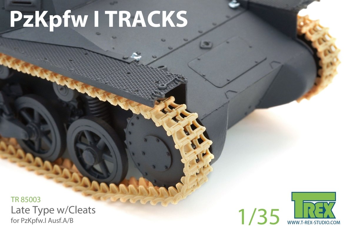 T-Rex Studio TR85003 PzKpfw I Tracks Late Type w/Cleats for Ausf.A/B 1/35 – zdjęcie 2