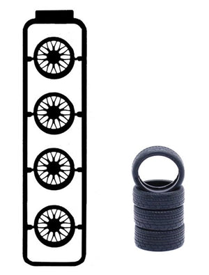 Fujimi 193601 Wheel 19 BBS Wheel 20 inch 1/24 – zdjęcie 3