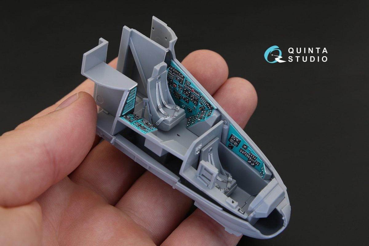 Quinta Studio QD48155 Mi-24P 3D-Printed &amp;amp; colored Interior on decal paper (for Zvezda kit) 1/48 – image 5