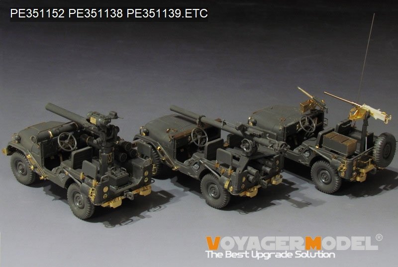 Voyager Model PE351152 IDF 1/4 TON 4X4 M38A1/CJ-5 TOW upgrade set (For AFV AF35S97) 1/35 – image 3
