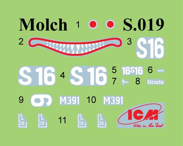ICM S019 U-Boat Type ‘Molch’ WWII German Midget Submarine 1/72 – zdjęcie 2