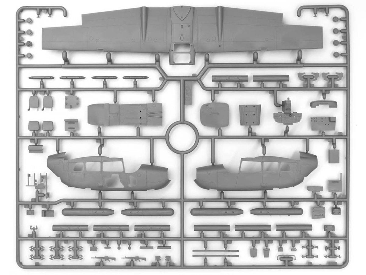 ICM 48292 O-2A (late production) USAF Observation Aircraft 1/48 – image 8