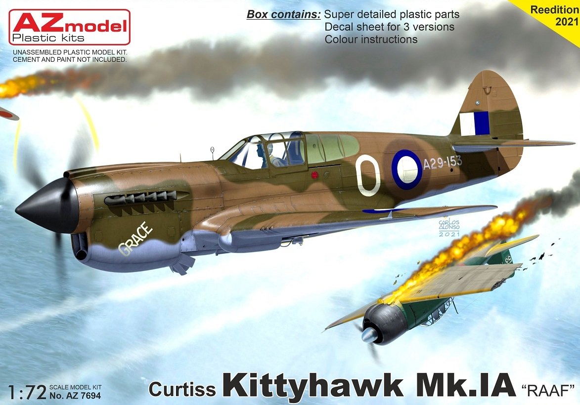 AZ Model AZ7694 Kittyhawk Mk.Ia “RAAF” 1/72