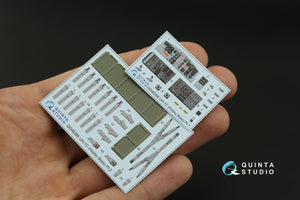 Quinta Studio QD48286 UH-1C 3D-Printed &amp;amp; coloured Interior on decal paper (HobbyBoss) 1/48 – zdjęcie 4
