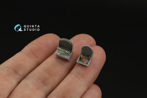 Quinta Studio QR+48123 WWII Imperial Japanese Army seat belts (3D decal with metal buckles) (All kits) 1/48