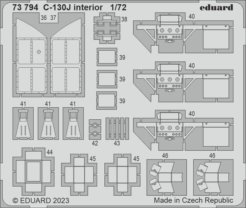 Eduard 73794 C-130J interior ZVEZDA 1/72 – image 2