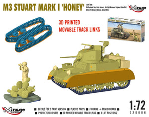 Mirage Hobby 720006 M3 Stuart Mk.I Honey Light Tank 1/72 – image 4