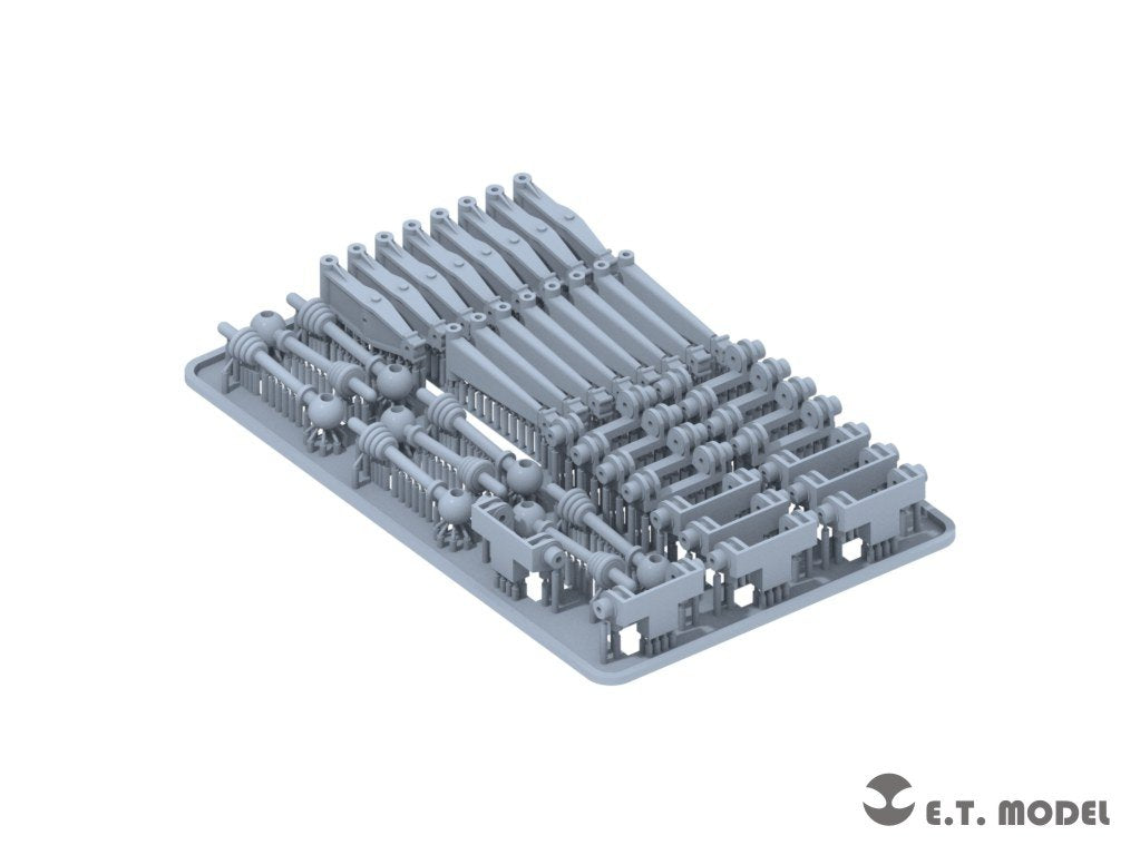 ET Model P35-111 WWII German Sd.Kfz.234 workable suspension ( 3D Printed ) For DRAGON Kit 1/35 – image 3