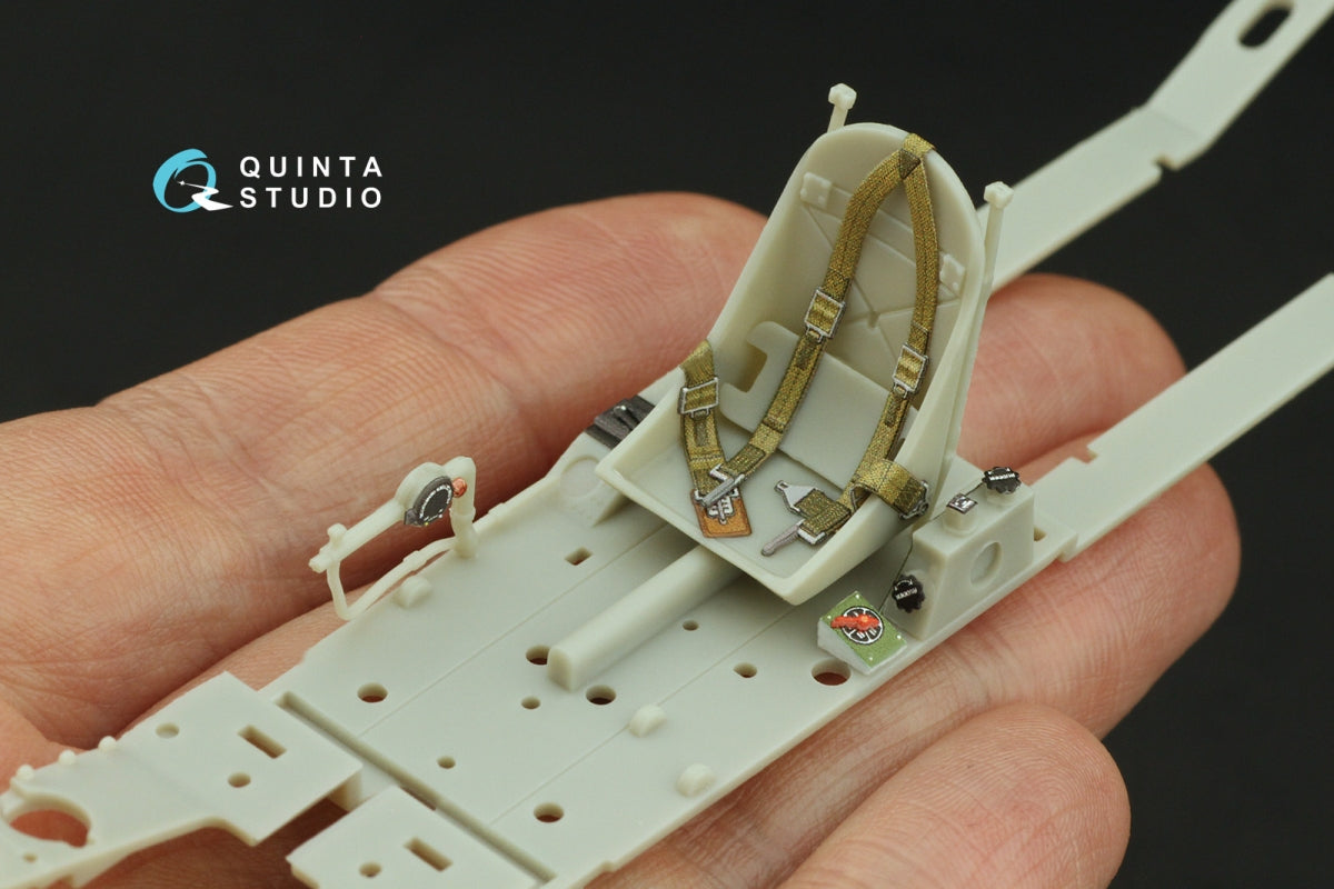 Quinta Studio QD32216 P-39Q/N Airacobra 3D-Printed coloured Interior on decal paper (KittyHawk) 1/32 – zdjęcie 7