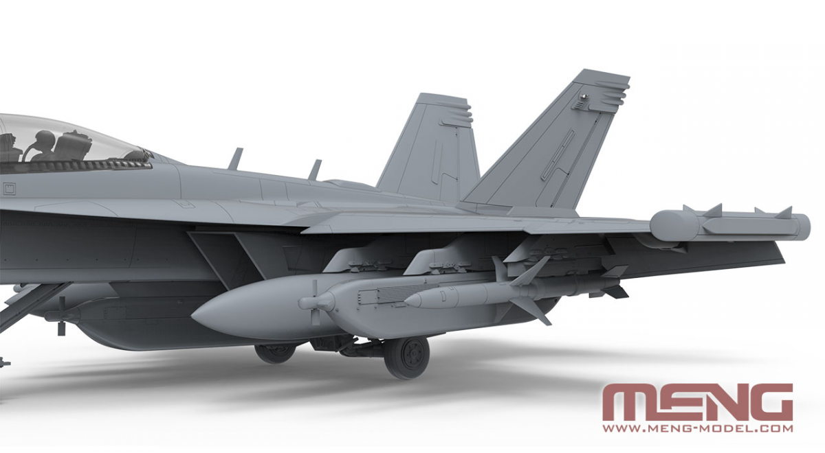 Meng LS-019 Boeing EA-18G Growler Electronic Attack Aircraft Yellow Jackets 1/48 – zdjęcie 3