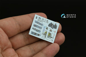 Quinta Studio QD+72168 Su-17M3 3D-Printed coloured Interior on decal paper (Modelsvit) (with 3D-printed resin part) 1/72 – zdjęcie 3