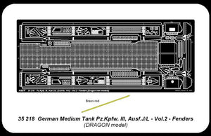 Aber 35218 German medium tank Pz.Kpfw. III, Ausf J/L - vol. 2 - additional set - fenders 1/35 – Bild 6