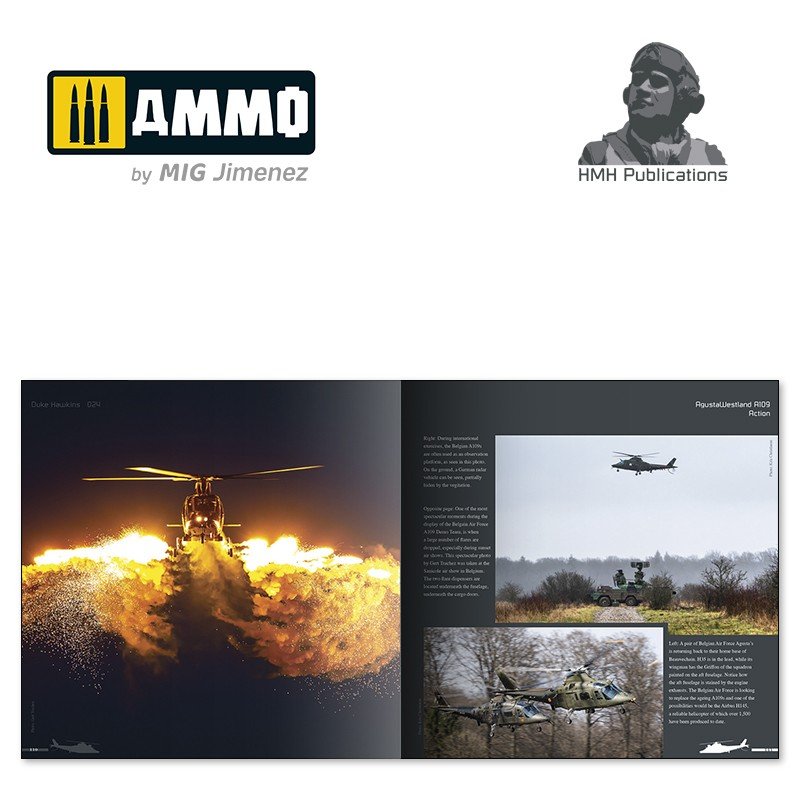HMH Publications DH-024 Agusta Westland A109 &amp;amp; the Belgian Air Force A109 Display Team ( English version ) – immagine 6