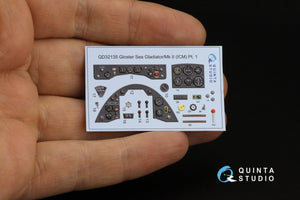 Quinta Studio QD32135 Gloster Gladiator Mk II 3D-Printed &amp;amp; coloured Interior on decal paper (ICM) 1/32 – zdjęcie 8