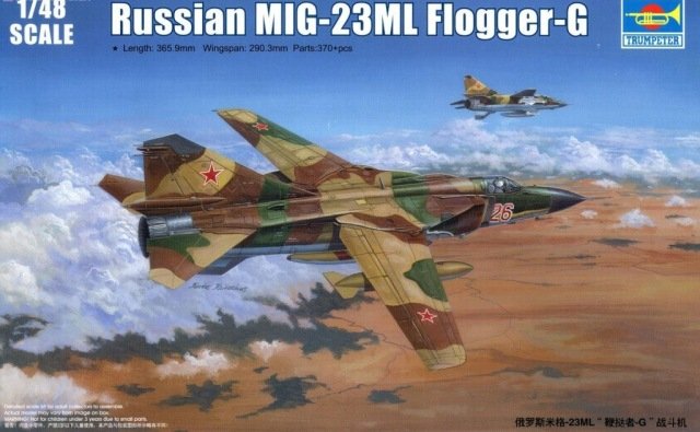 Trumpeter 02855 Russian MIG 23ML Flogger G 1/48