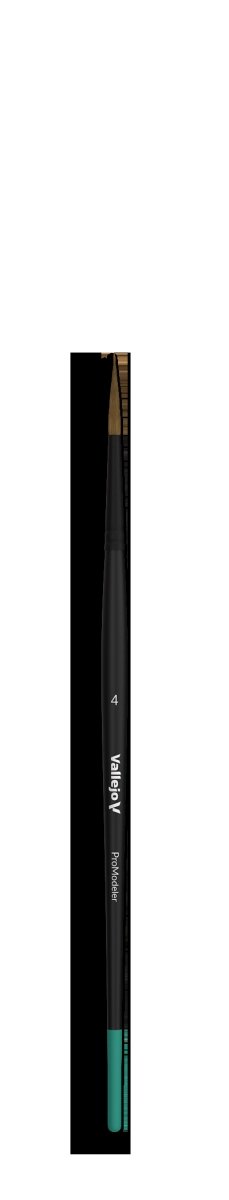 VALLEJO B01004 - Brush - Pro Modeler - Natural Hair Round No. 4 – image 2