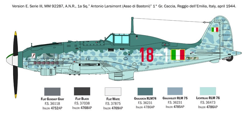 Italeri 2519 Macchi C.205 Veltro 1/32 – zdjęcie 16
