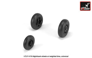 Armory Models AW72325 F-117A Nighthawk wheels w/ weighted tires 1/72 – zdjęcie 4