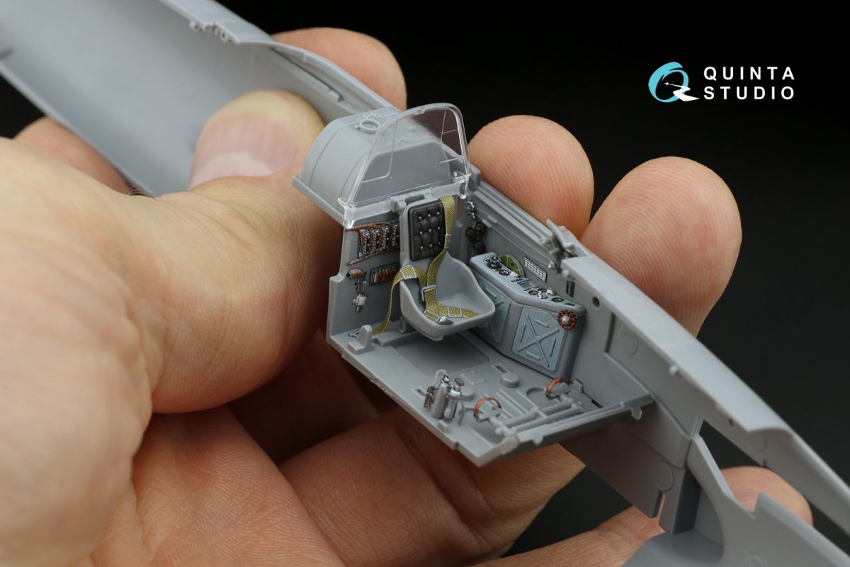 Quinta Studio QD48236 IL-2 1943 (two-seat) 3D-Printed &amp;amp; colored Interior on decal paper (for Zvezda kit) 1/48 – image 7