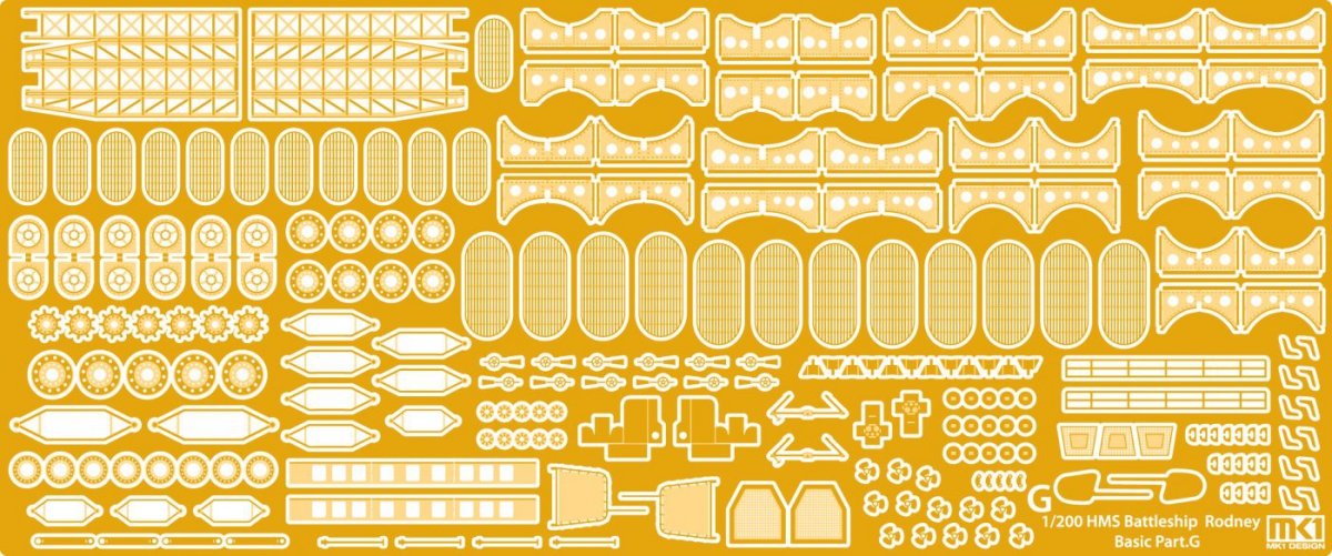 MK1 Design MD-20014 HMS Rodney Value Pack 1/200 – zdjęcie 8