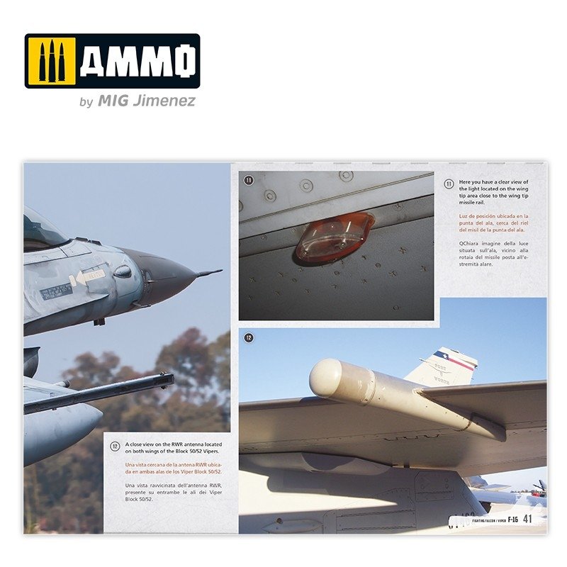 AMMO of Mig Jimenez 6029 F-16 Fighting Falcon / VIPER. Visual Modelers Guide Multilingual (Eng, Spa, Ita) – image 5
