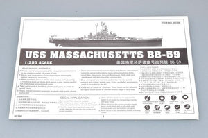 Trumpeter 05306 USS MASSACHUSETTS BB-59 1/350 – zdjęcie 7