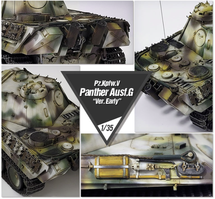 Academy 13529 Pz.Kpfw.V Panther Ausf.G Ver.Early 1/35 – image 3