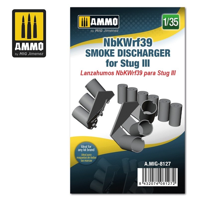 Munitions Mig 8127 NbKWrf39 Fumigènes pour Stug III 1/35