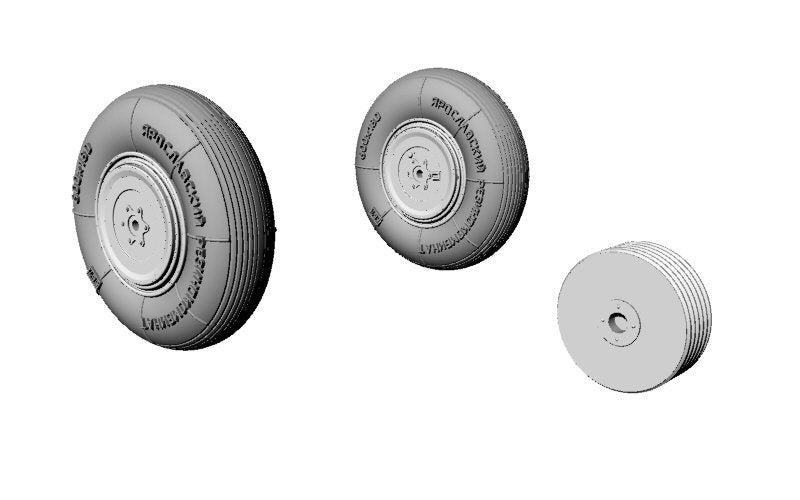 Armory Models AW72005 Yakovlev Yak-15 wheels 1/72 – zdjęcie 2