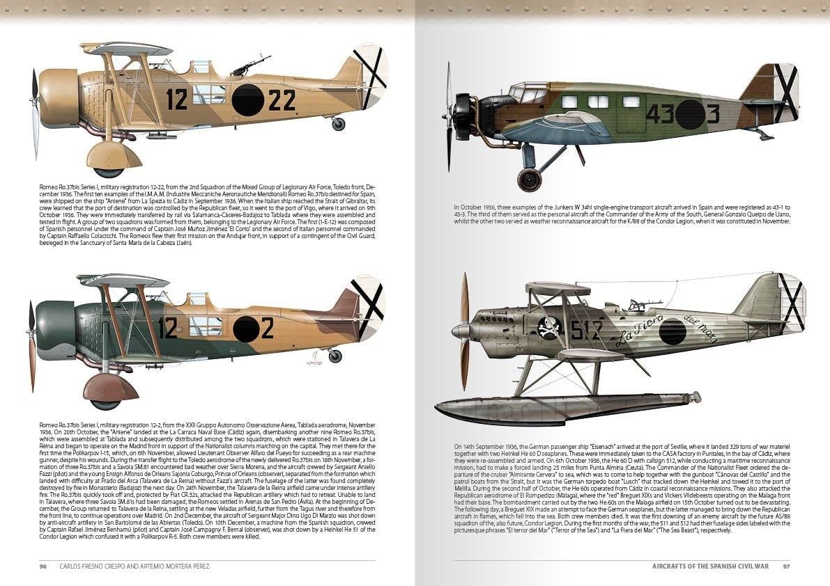 502 Abteilung ABT713 AIRCRAFT OF THE SPANISH CIVIL WAR 1936-1939 – image 2