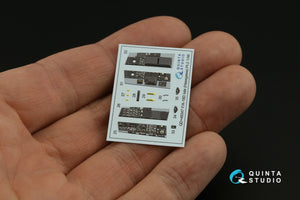 Quinta Studio QDS+48347 FA-18D late 3D-Printed coloured Interior on decal paper (Hasegawa) (with 3D-printed resin parts) (Small version) 1/48 – zdjęcie 5