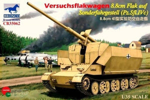 Bronco CB35062 Versuchflakwagen 8,8cm Flak auf Sonderfahrgestell (Pz.Sfl.IVc) 1/35