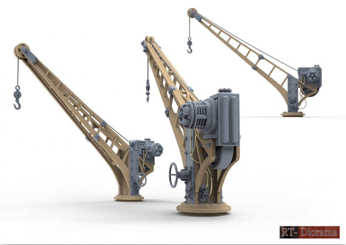 RT-Diorama 35678 4to. Elektrical Port Crane 1/35 – zdjęcie 2