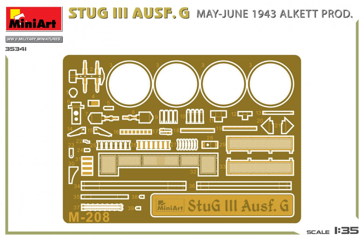 MiniArt 35341 STUG III AUSF. G MAY-JUNE 1943 ALKETT PROD. 1/35 – image 2