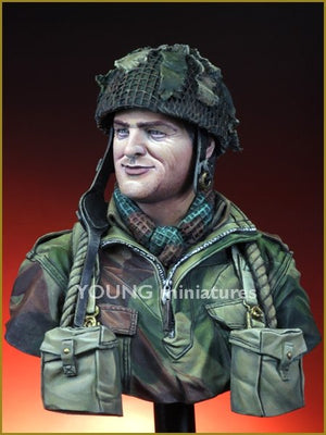 oung Miniatures YM1834 British Paratrooper Northwest Europe WWII 1/10 – zdjęcie 4
