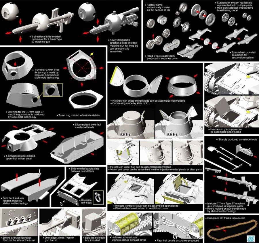 Dragon 6777 IJA Type 95 Ha-Go Hokuman Version 1/35 – zdjęcie 3