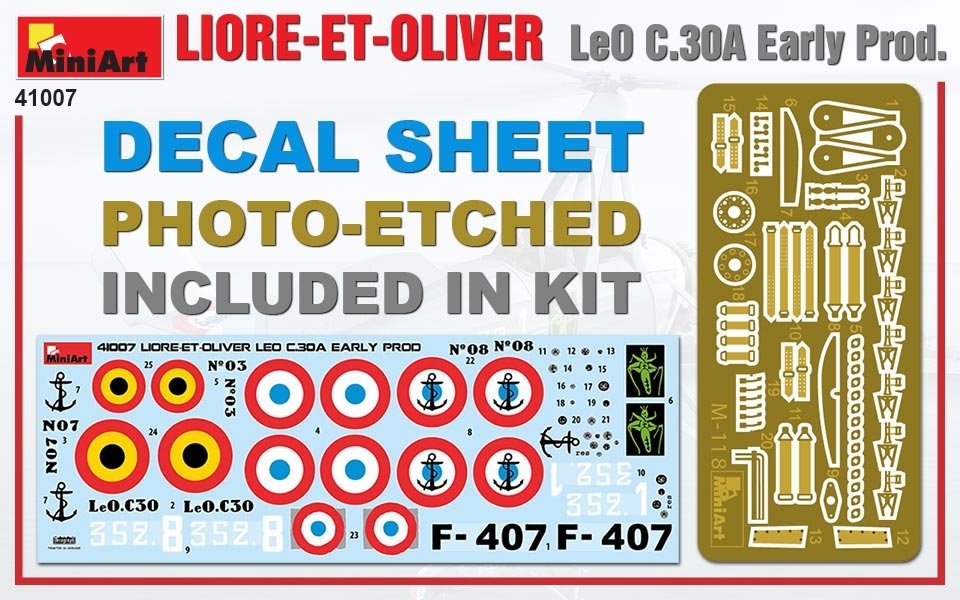 MiniArt 41007 LIORE-ET-OLIVER LeO C.30A Early Prod 1/35 – image 2