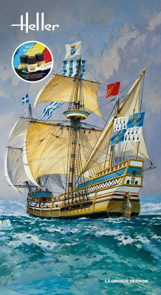 Heller 56841 Starter Kit - Le Grand Hermine 1/150 – zdjęcie 2