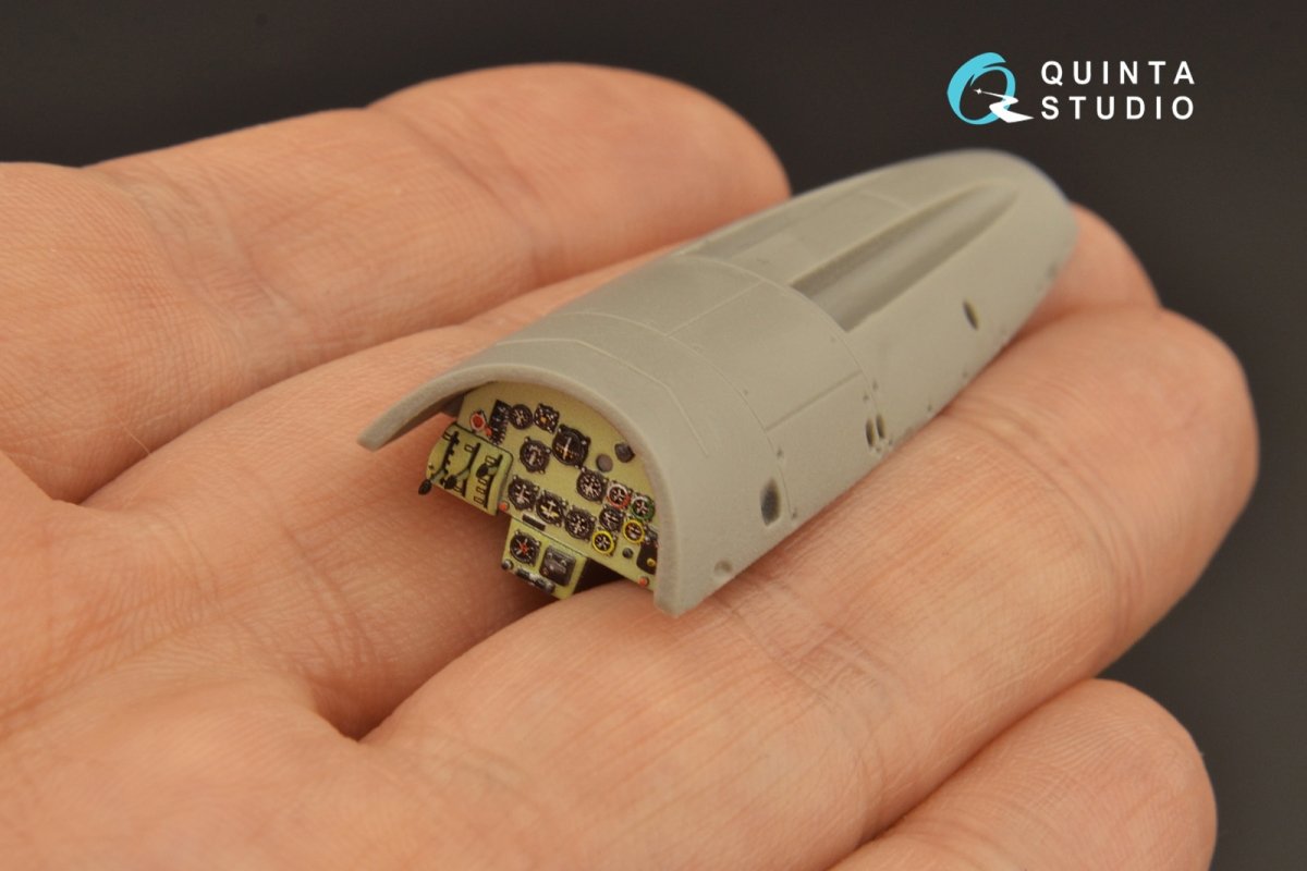 Quinta Studio QD48209 Arado Ar 68 E/F 3D-Printed &amp;amp; coloured Interior on decal paper (Roden) 1/48 – zdjęcie 8
