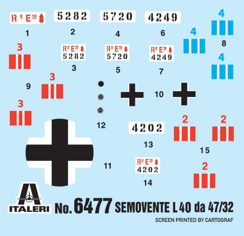 Italeri 6477 Semovente L40 da 47/32 1/35 – zdjęcie 3